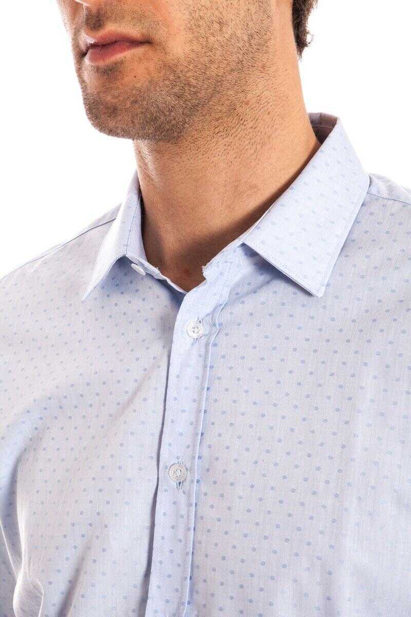 Camasi Daniele Alessandrini Daniele Alessandrini Shirt BLUE Barbati (BM 14059595) 4