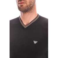 Pulovere pentru Barbati pagina 4 - Pulovere Armani Jeans Armani Jeans Sweater Black Barbati (BM 14059964) - B-mall.ro