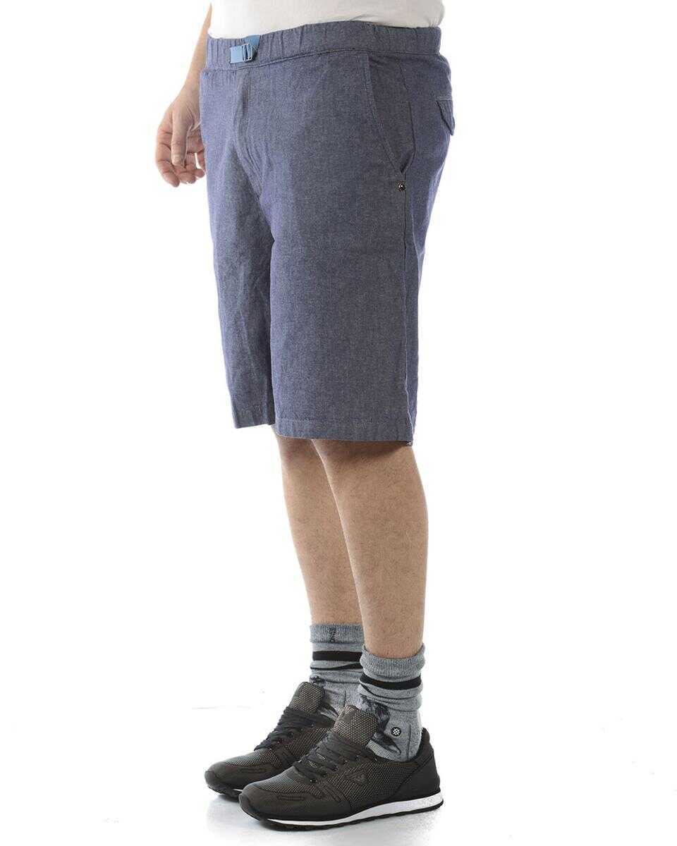 Pantaloni Daniele Alessandrini Daniele Alessandrini Short BLUE Barbati (BM 14060408) 3