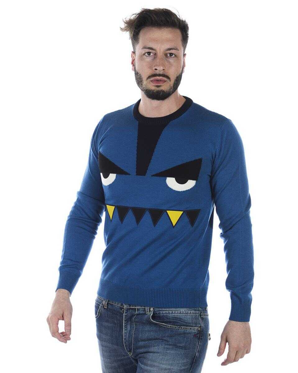 Pulovere Fendi Fendi Sweater BLUE Barbati (BM 14060792) 3
