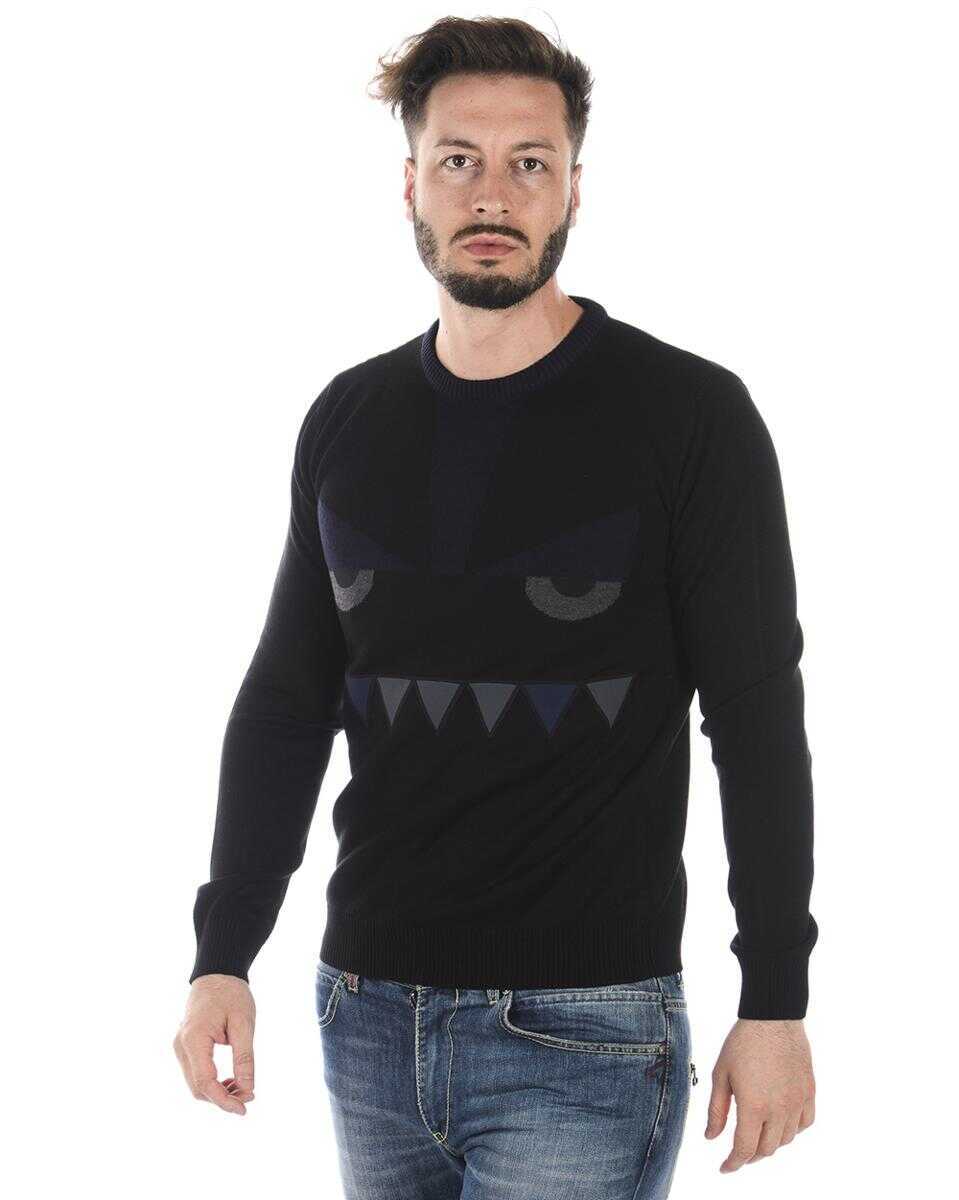 Pulovere Fendi Fendi Sweater Black Barbati (BM 14060795) 3