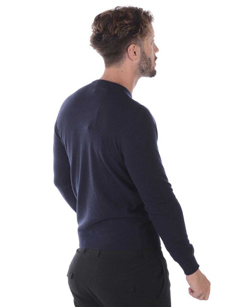 Pulovere Daniele Alessandrini Daniele Alessandrini Sweater BLUE Barbati (BM 14060888) 4
