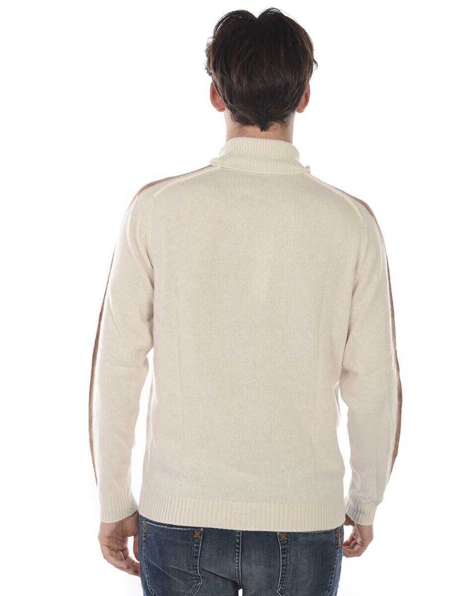 Pulovere Daniele Alessandrini Daniele Alessandrini Sweater WHITE Barbati (BM 14061377) 2