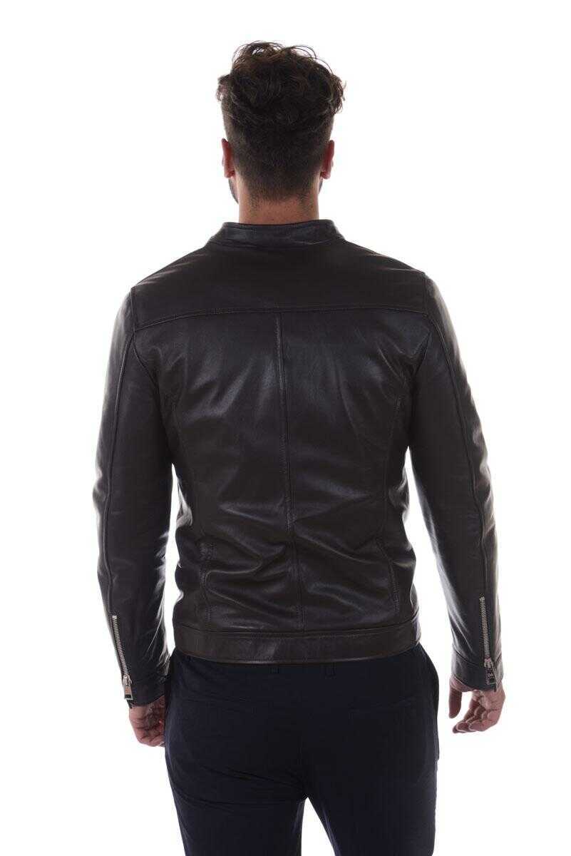 Geci Daniele Alessandrini Daniele Alessandrini Jacket BROWN Barbati (BM 14062445) 2