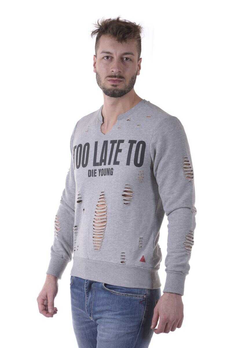 Bluze de trening IM C COUTURE IM C Couture Sweatshirt Hoodie GREY Barbati (BM 14062700) 3