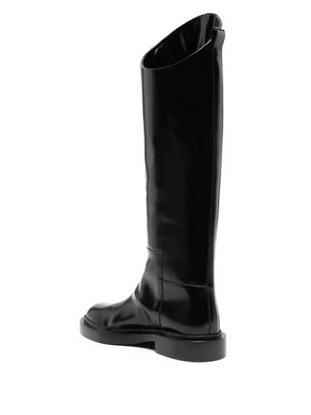 Bocanci Jil Sander Jil Sander Leather Boots Black Femei (BM 14062829) 3