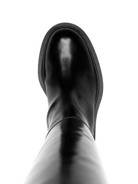 Bocanci Jil Sander Jil Sander Leather Boots Black Femei (BM 14062829) 4