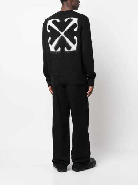 Pulovere Off-White Off-White Mohair Blend Sweater Black Barbati (BM 14068040) 2