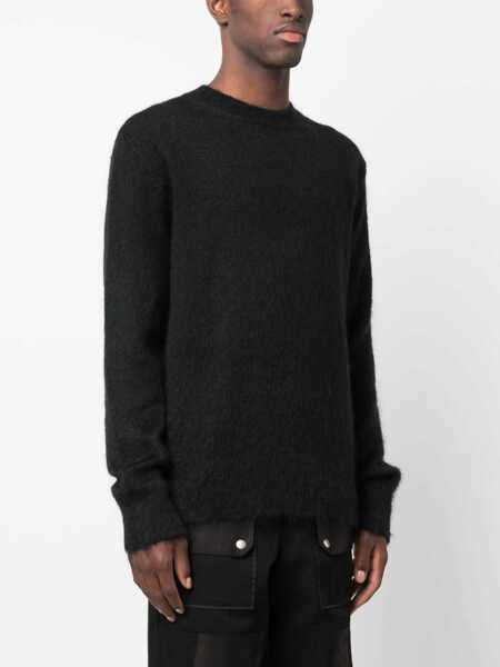 Pulovere Off-White Off-White Mohair Blend Sweater Black Barbati (BM 14068040) 4