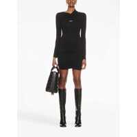 Rochii Off-White Dama - Rochii Off-White Off-White Stretch Viscose Dress Black Femei (BM 14068553) - B-mall.ro