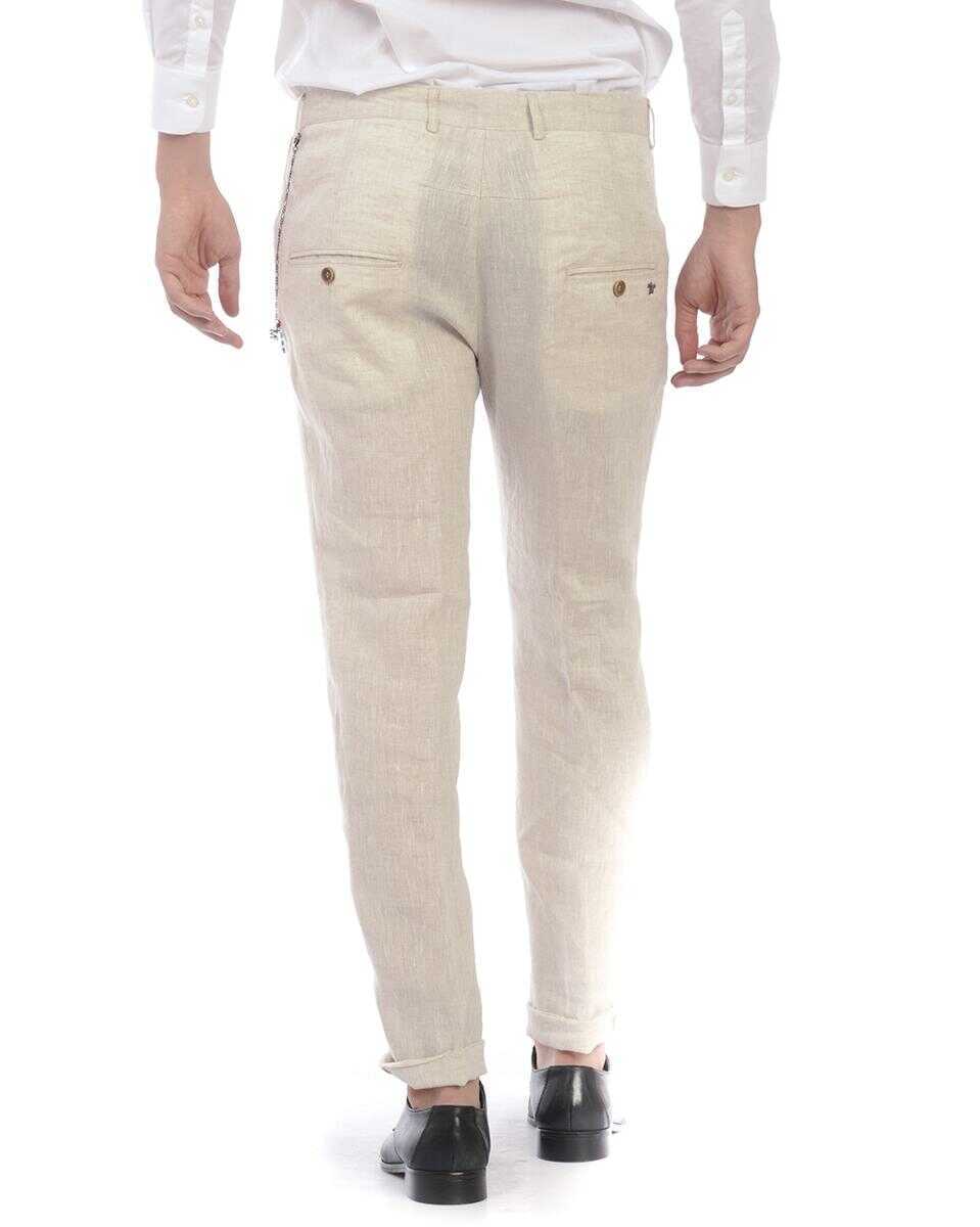 Blugi Daniele Alessandrini Daniele Alessandrini Jeans Trouser Beige Barbati (BM 14069300) 2