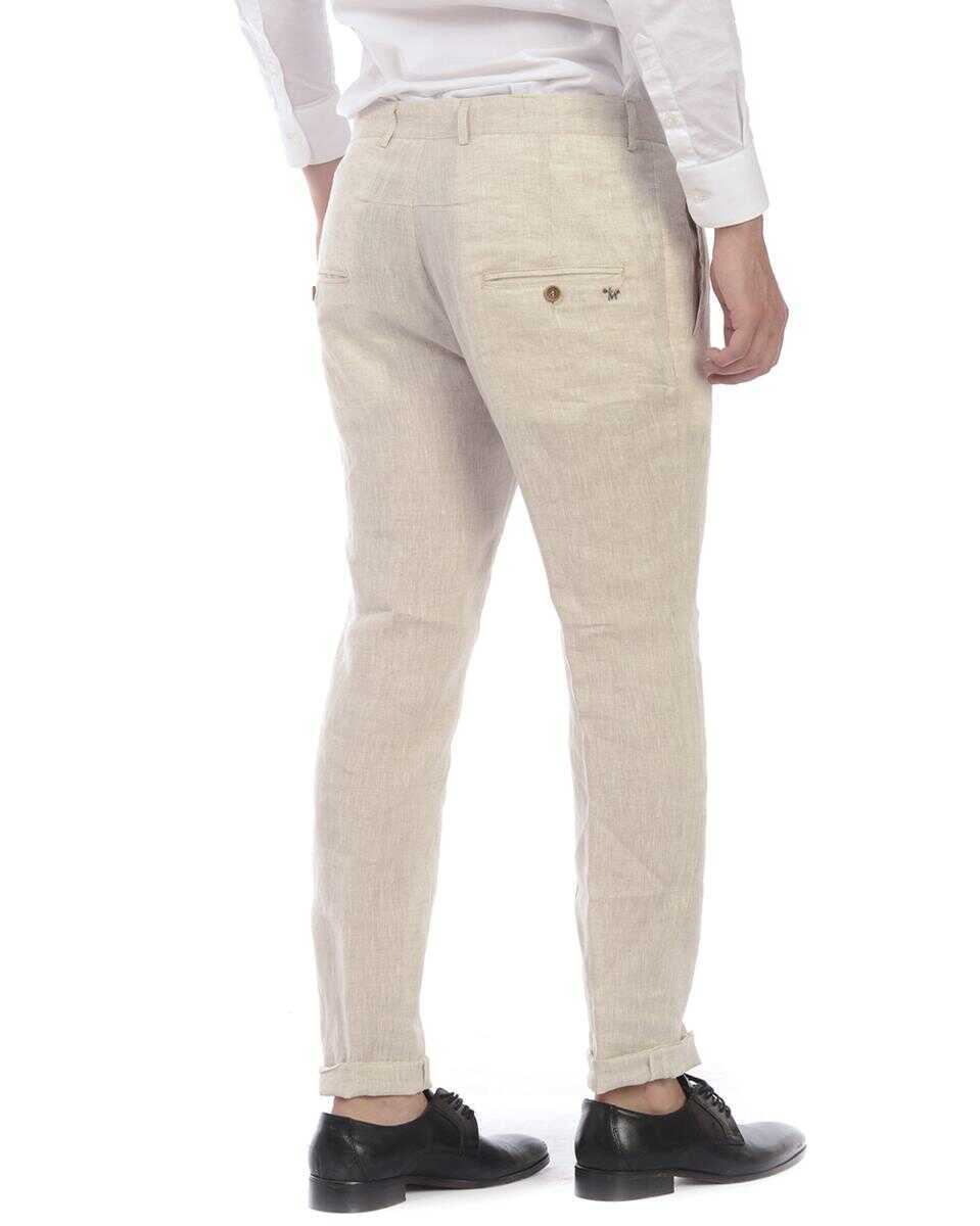 Blugi Daniele Alessandrini Daniele Alessandrini Jeans Trouser Beige Barbati (BM 14069300) 4