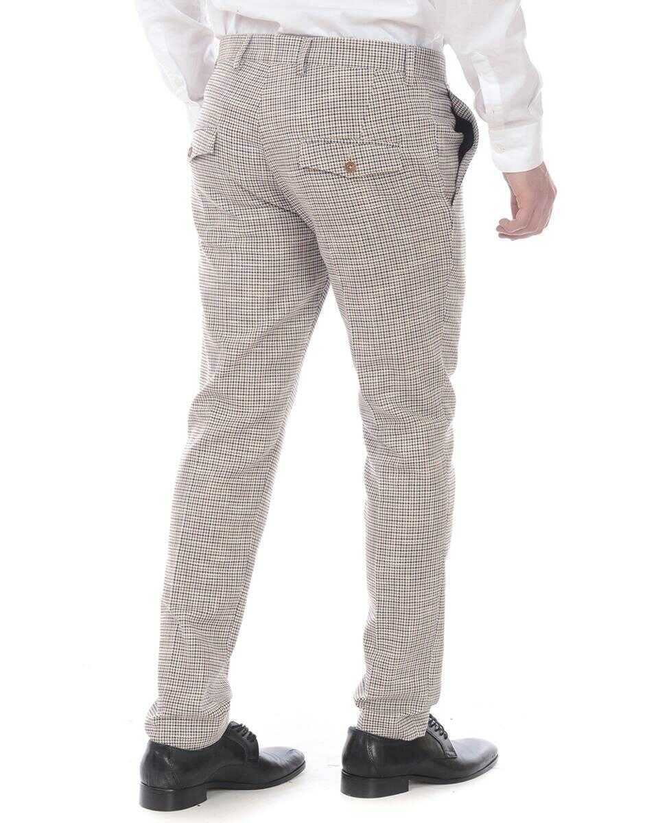 Blugi Daniele Alessandrini Daniele Alessandrini Jeans Trouser BROWN Barbati (BM 14069927) 4