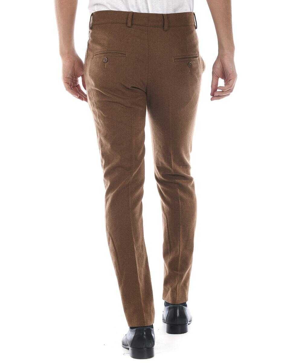 Blugi Daniele Alessandrini Daniele Alessandrini Jeans Trouser BROWN Barbati (BM 14069945) 2