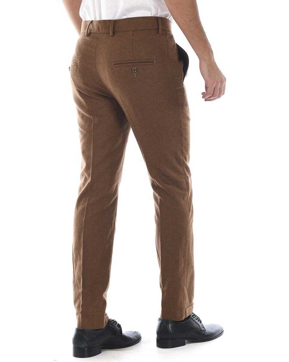 Blugi Daniele Alessandrini Daniele Alessandrini Jeans Trouser BROWN Barbati (BM 14069945) 4