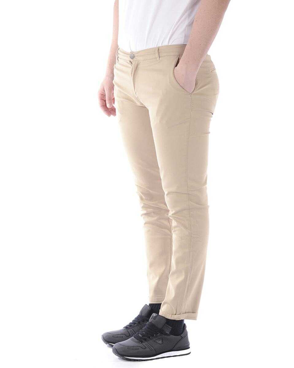 Blugi Daniele Alessandrini Daniele Alessandrini Jeans Trouser Beige Barbati (BM 14071148) 3