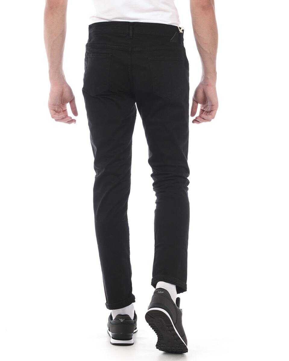 Blugi Daniele Alessandrini Daniele Alessandrini Jeans Trouser Black Barbati (BM 14071466) 2