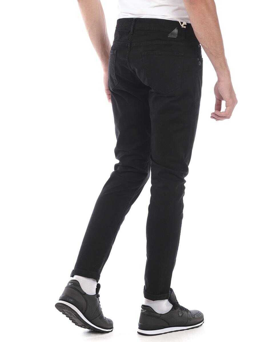 Blugi Daniele Alessandrini Daniele Alessandrini Jeans Trouser Black Barbati (BM 14071466) 4