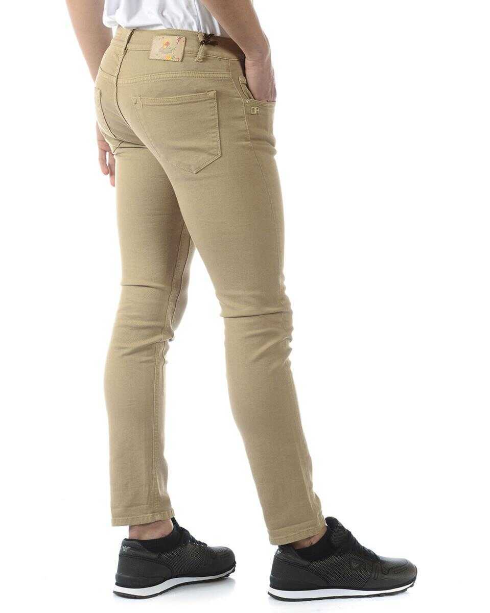 Blugi Daniele Alessandrini Daniele Alessandrini Jeans Trouser Beige Barbati (BM 14071550) 4