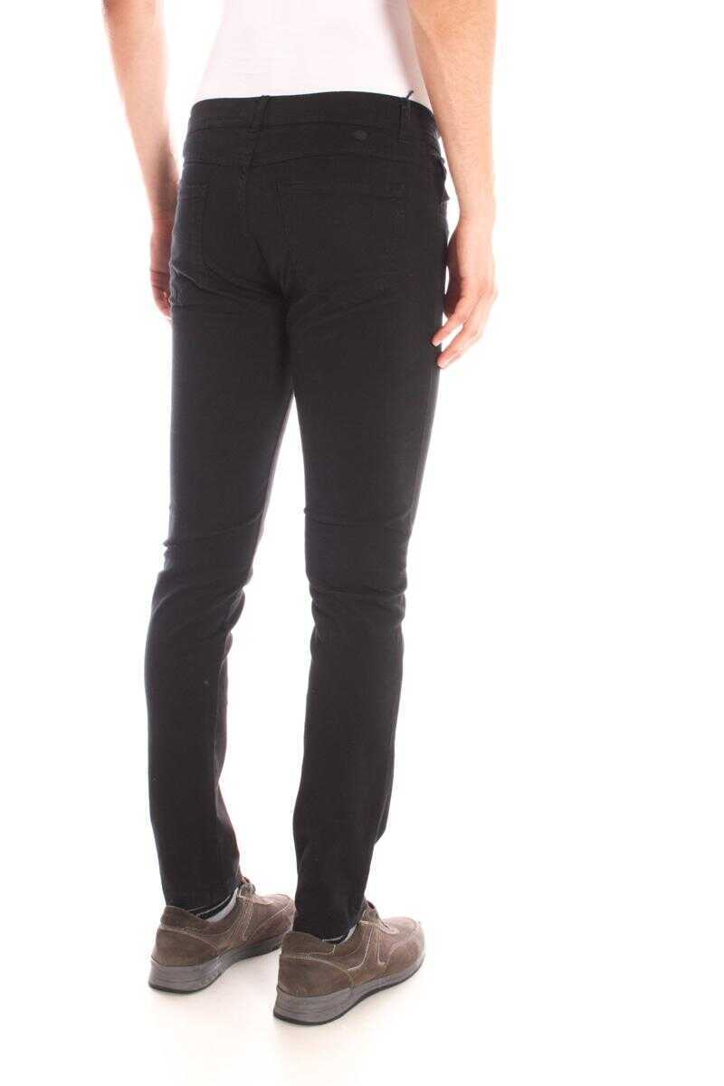 Blugi Daniele Alessandrini Daniele Alessandrini Jeans Trouser Black Barbati (BM 14071712) 4