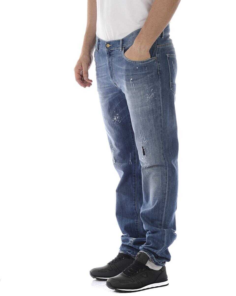 Blugi Daniele Alessandrini Daniele Alessandrini Jeans Navy Barbati (BM 14071898) 3