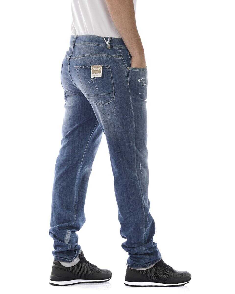 Blugi Daniele Alessandrini Daniele Alessandrini Jeans Navy Barbati (BM 14071898) 4