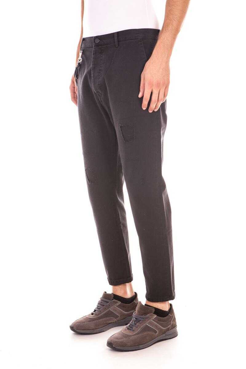 Blugi Daniele Alessandrini Daniele Alessandrini Jeans Trouser Black Barbati (BM 14071907) 2