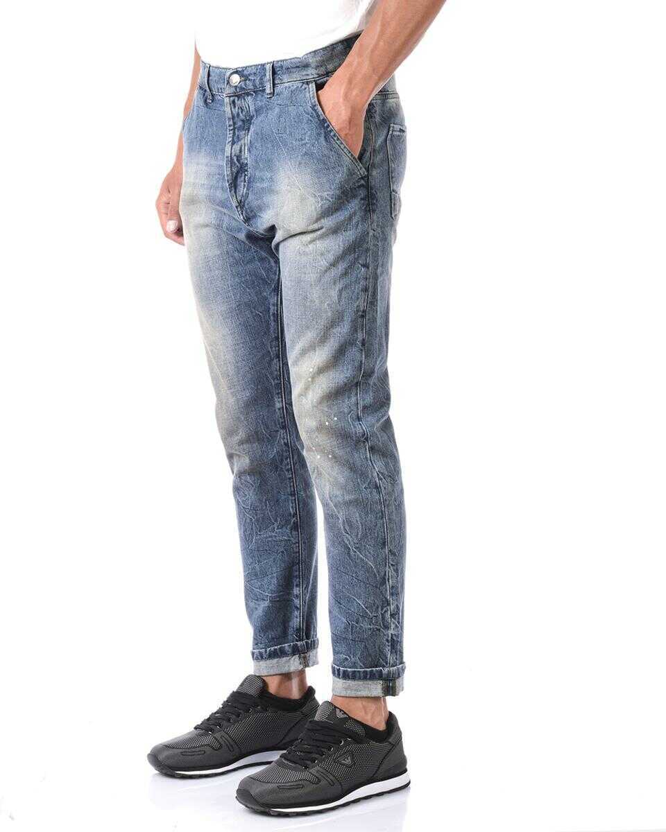 Blugi Daniele Alessandrini Daniele Alessandrini Jeans BLUE Barbati (BM 14071925) 3