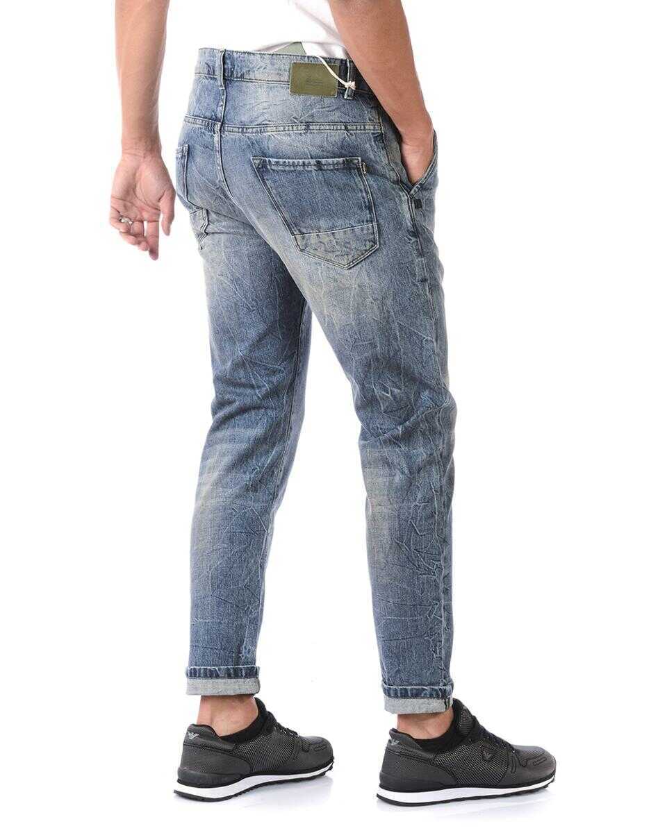 Blugi Daniele Alessandrini Daniele Alessandrini Jeans BLUE Barbati (BM 14071925) 4