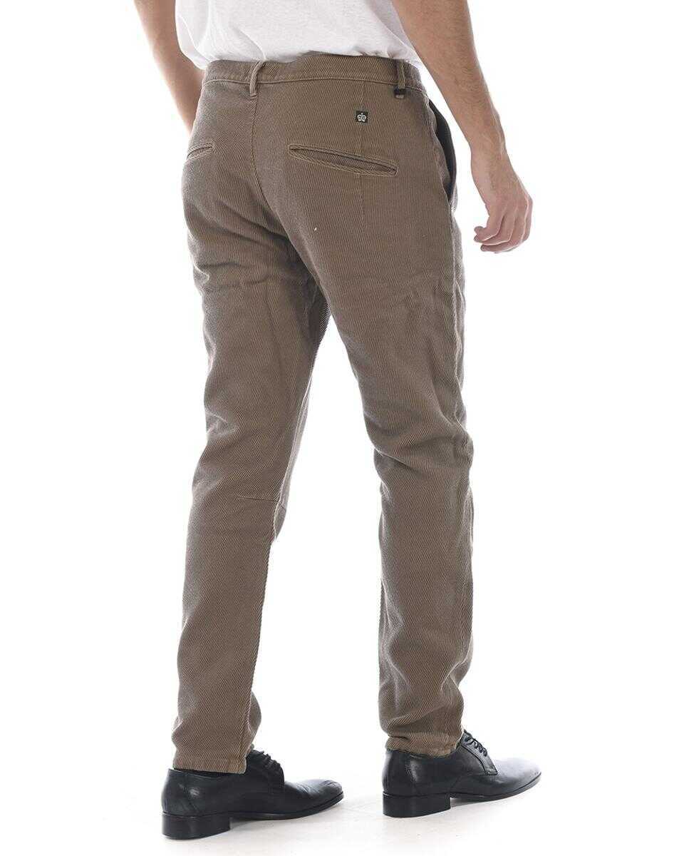 Blugi Daniele Alessandrini Daniele Alessandrini Jeans Trouser Beige Barbati (BM 14072138) 4