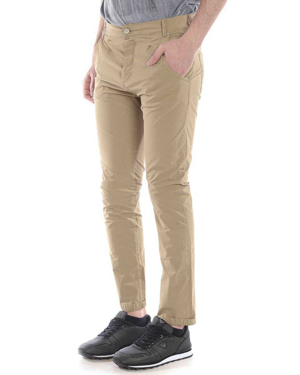 Blugi Daniele Alessandrini Daniele Alessandrini Jeans Trouser Beige Barbati (BM 14072180) 3