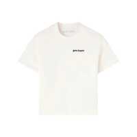 Tricouri White Fitted Crewneck T-Shirt With Emboridered Logo In Cotton Woman Femei