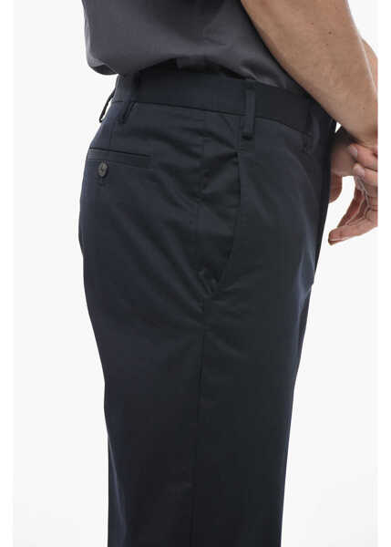 Pantaloni casual Neil Barrett Low-Rise Slim Fit Jack Pants With Cuffs Blue Barbati (BM 14079839) 3