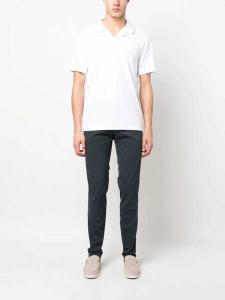 Pantaloni casual PT TORINO Superslim blue trousers Blue Barbati (BM 14085212) 2