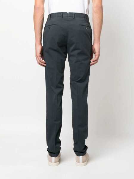 Pantaloni casual PT TORINO Superslim blue trousers Blue Barbati (BM 14085212) 4