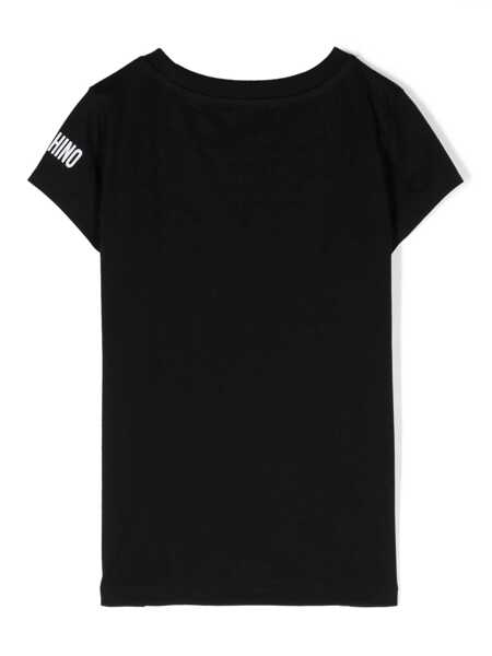 Tricouri Moschino Black t-shirt with logo Black   Fete (BM 14085302) 2
