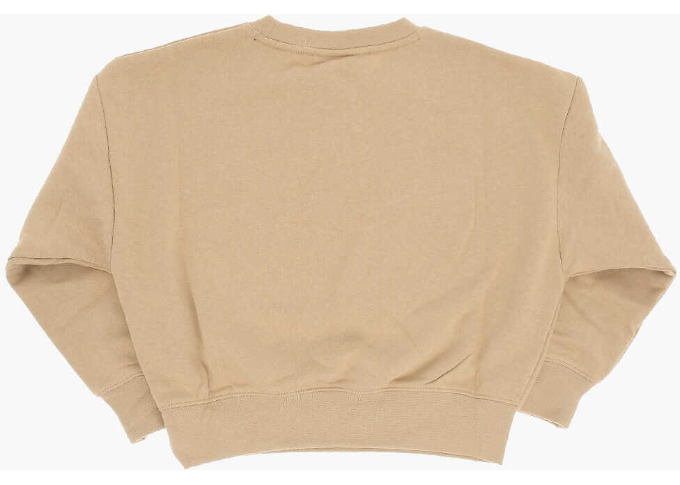 Bluze de trening Nike Air Jordan Fleeced Cotton Blend Crew-Neck Sweatshirt Beige Baieti (BM 14086367) 3