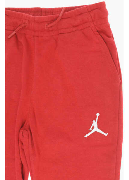 Pantaloni de trening Nike Air Jordan Brushed Cotton Blend Joggers With Embroidered Log Red Baieti (BM 14086370) 2