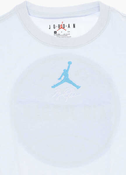 Tricouri Nike Air Jordan Back Printed Crew-Neck T-Shirt Light Blue Baieti (BM 14086376) 2