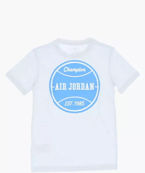 Tricouri Nike Air Jordan Back Printed Crew-Neck T-Shirt Light Blue Baieti (BM 14086376) 3