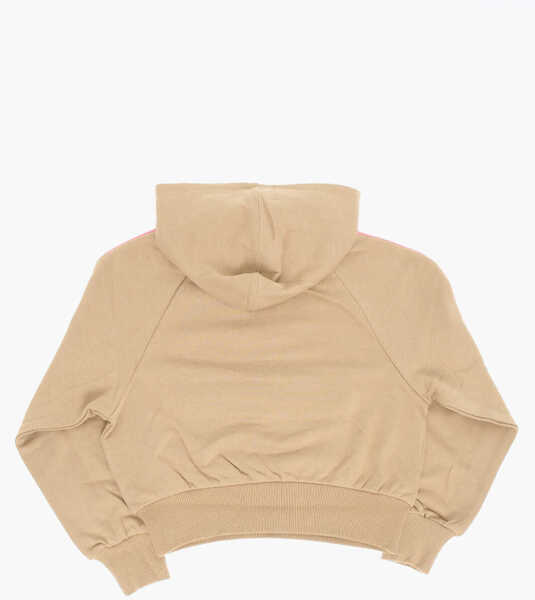 Bluze de trening Converse Cotton Blend Hoodie With Half Zip Brown Baieti (BM 14086385) 3