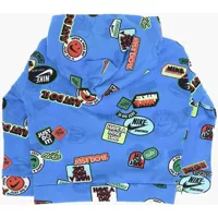 Bluze de trening pentru Baieti - Bluze de trening Nike Printed Hoodie With Patch Pocket Blue Baieti (BM 14086400) - B-mall.ro
