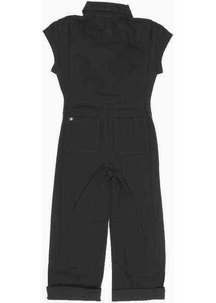 Rochii Converse Patch Pockets Cotton Utility Jumpsuit Black Fete (BM 14086412) 3