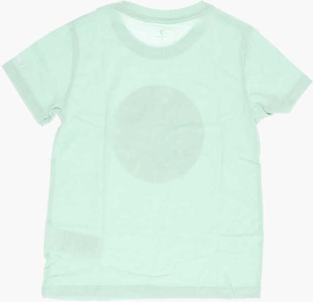 Tricouri Converse All Star Chuck Taylor Front Printed Crew-Neck T-Shirt Green Baieti (BM 14086415) 3