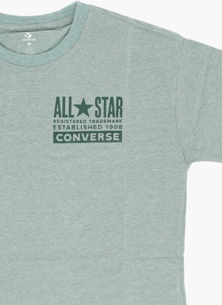 Tricouri Converse All Star Chuck Taylor Logo Printed Crew-Neck T-Shirt Green Baieti (BM 14086433) 2