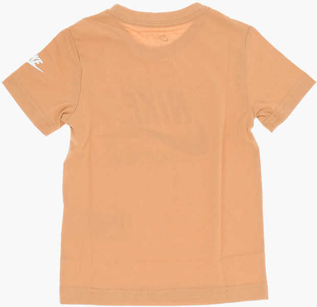 Tricouri Nike Front Printed Crew-Neck T-Shirt Brown Baieti (BM 14086454) 3