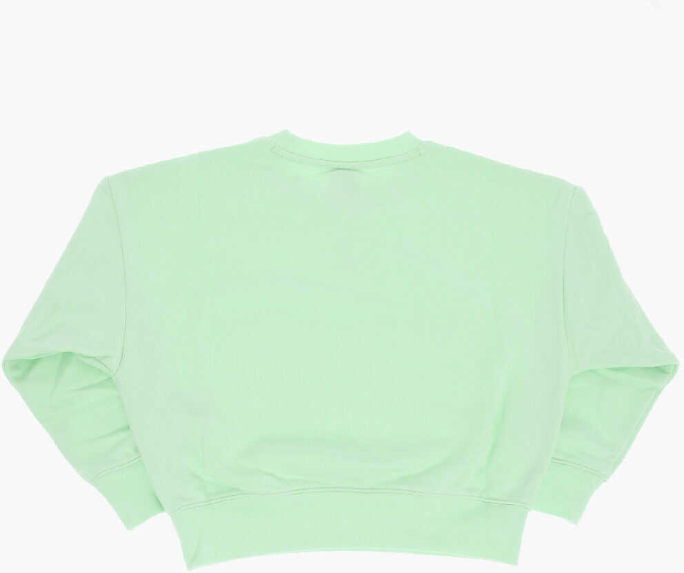 Bluze de trening Nike Air Jordan Fleeced Cotton Blend Crew-Neck Sweatshirt Green Baieti (BM 14086562) 3