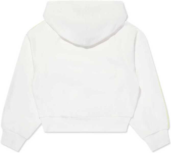 Bluze de trening Converse Cotton Blend Hoodie With Half Zip White Baieti (BM 14086571) 2