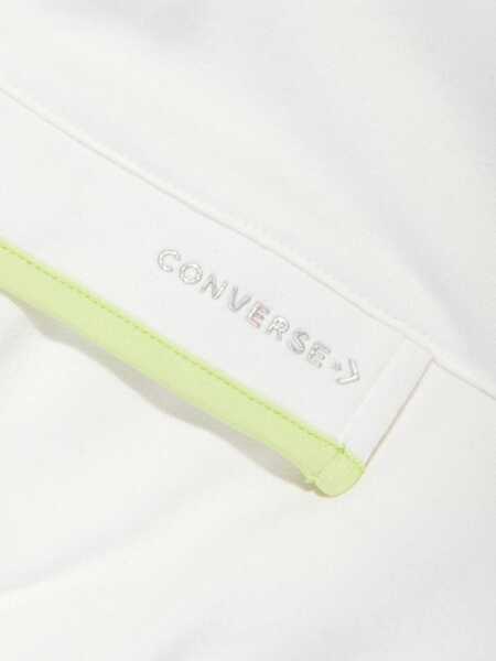 Bluze de trening Converse Cotton Blend Hoodie With Half Zip White Baieti (BM 14086571) 3