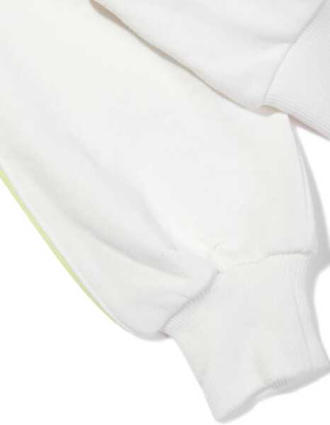 Bluze de trening Converse Cotton Blend Hoodie With Half Zip White Baieti (BM 14086571) 4